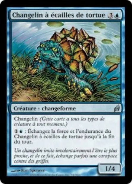 Changelin à écailles de tortue, carte Magic LRW 94 — extension Lorwyn