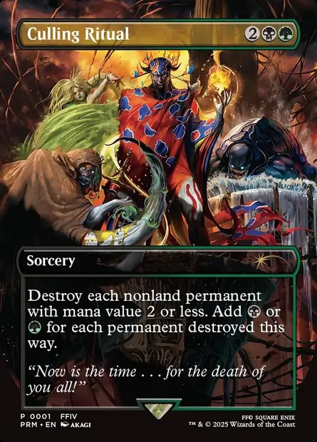 Culling Ritual, Magic card PW25 4 — Wizards Play Network 2025 set