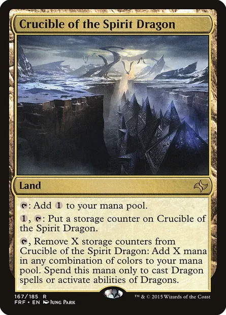 Crucible of the Spirit Dragon, Magic card FRF 167 — Fate Reforged set