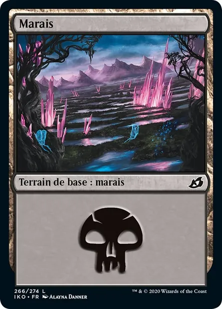 Marais, carte Magic IKO 266 — extension Ikoria: Lair of Behemoths