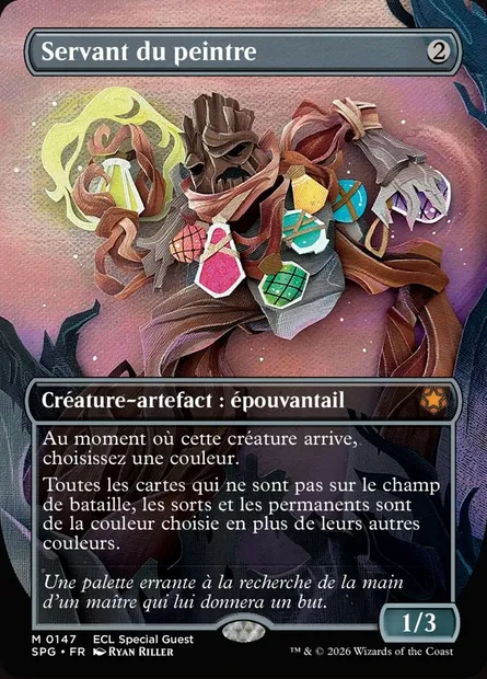 Servant du peintre, carte Magic SPG 147 — extension Special Guests