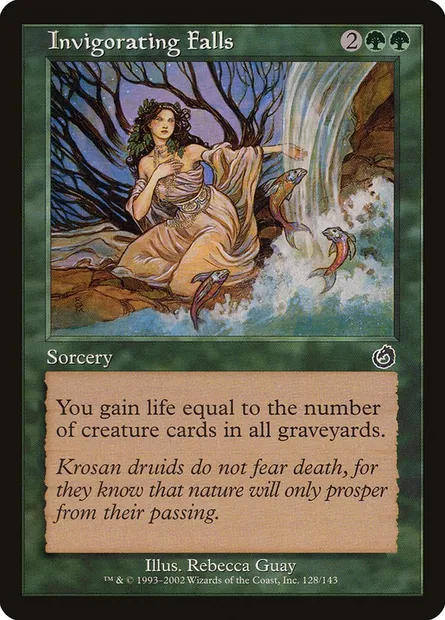 Invigorating Falls, Magic card TOR 128 — Torment set