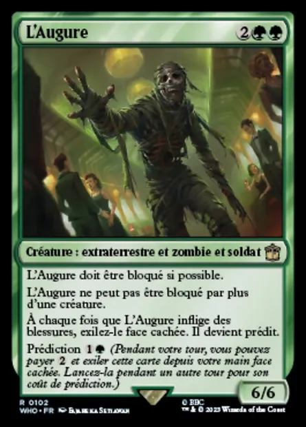 L'Augure, carte Magic WHO 102 — extension Doctor Who