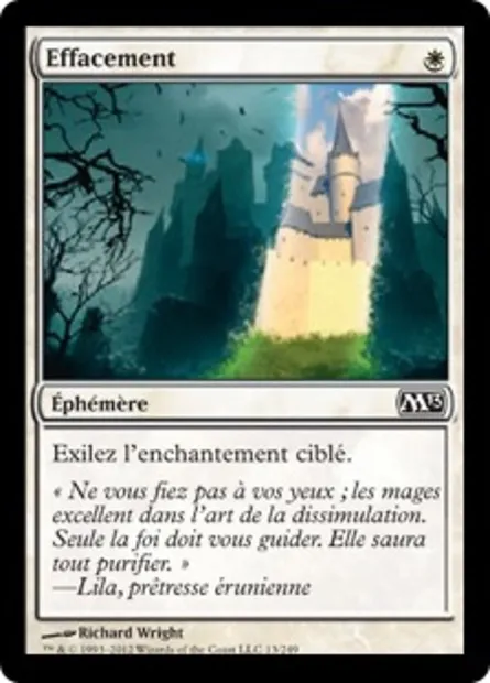 Effacement, carte Magic M13 13 — extension Magic 2013