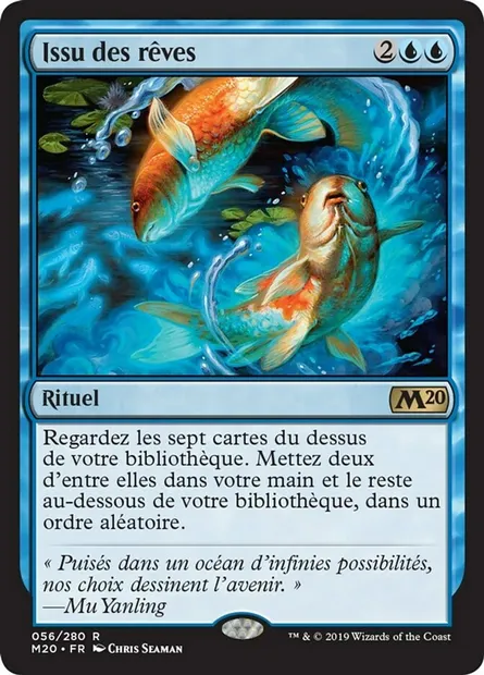 Issu des rêves, carte Magic M20 56 — extension Core Set 2020