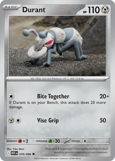 Durant, Pokémon card WHT 070 — White Flare set