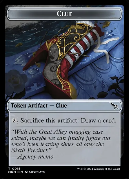 Clue, Magic card TMKM 15 — Murders at Karlov Manor Tokens set