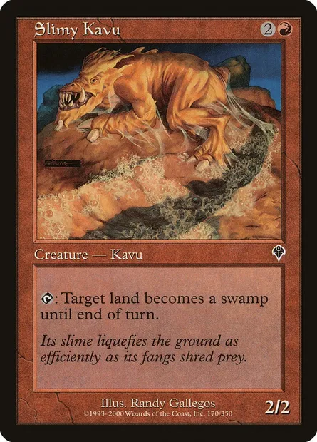Slimy Kavu, Magic card INV 170 — Invasion set