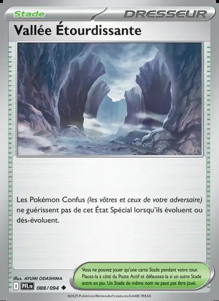 Vallée Étourdissante, carte Pokémon PFL 088 — extension Flammes Fantasmagoriques