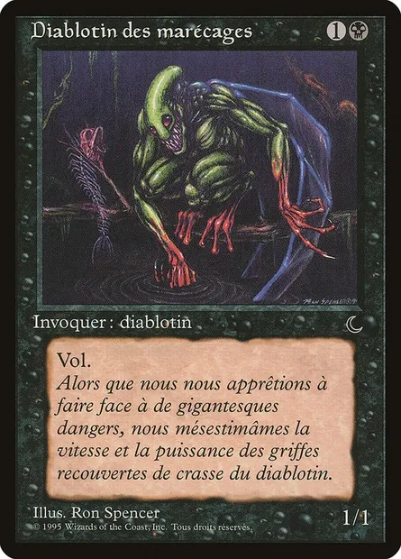 Bog Imp, Magic card REN 49 — Renaissance set