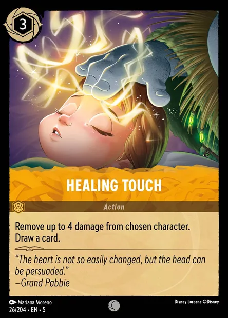 Healing Touch, Disney Lorcana card CH5-026 — Shimmering Skies set