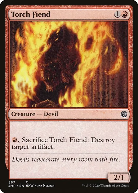 Torch Fiend, Magic card JMP 367 — Jumpstart set