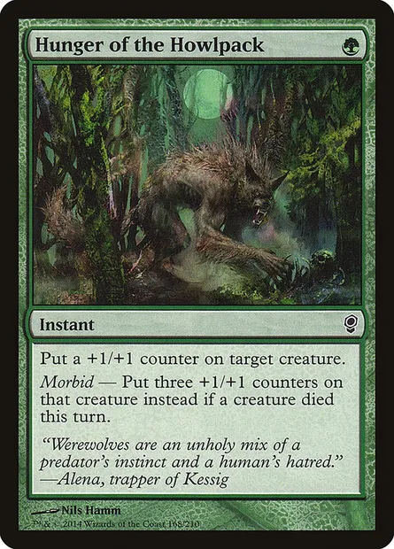 Faim de la hurlemeute, carte Magic CNS 168 — extension Conspiration