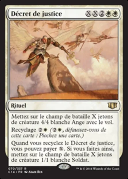 Décret de justice, carte Magic C14 70 — extension Commander 2014