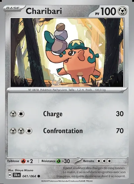 Charibari, carte Pokémon SFA 041 — extension Fable Nébuleuse