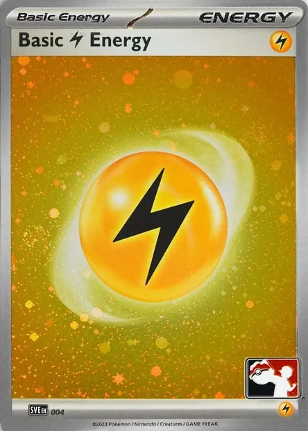 Basic Lightning Energy, Pokémon card PPS 004 — Play! Pokémon Prize Pack Series set