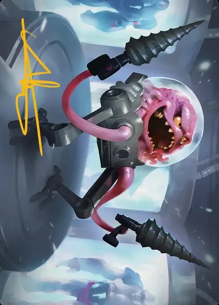 Krang, Master Mind // Krang, Master Mind, Magic card ATMT 4 — Teenage Mutant Ninja Turtles Art Series set