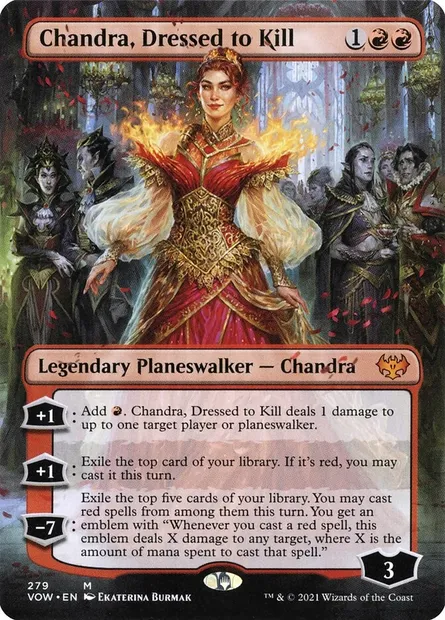 Chandra, Dressed to Kill, Magic card VOW 279 — Innistrad: Crimson Vow set