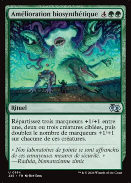 Amélioration biosynthétique, carte Magic J25 144 — extension Foundations Jumpstart