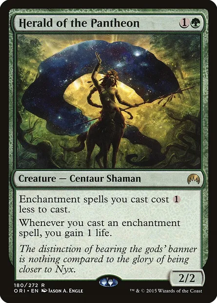Herald of the Pantheon, Magic card ORI 180 — Magic Origins set