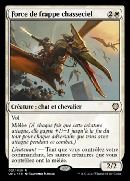 Force de frappe chasseciel, carte Magic ONC 21 — extension Phyrexia: All Will Be One Commander