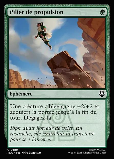 Pilier de propulsion, carte Magic TLA 189 — extension Avatar: The Last Airbender