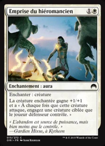 Emprise du hiéromancien, carte Magic ORI 15 — extension Magic Origines