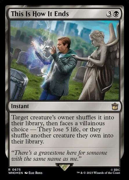 This Is How It Ends, Magic card WHO 675 — Doctor Who set