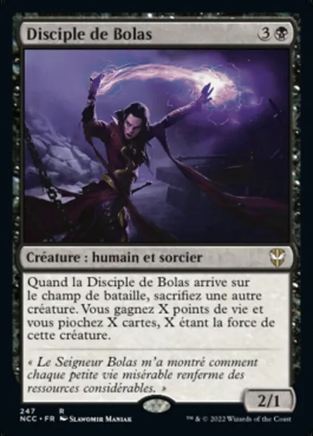 Disciple de Bolas, carte Magic NCC 247 — extension New Capenna Commander