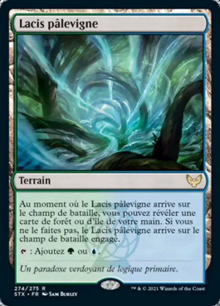 Lacis pâlevigne, carte Magic STX 274 — extension Strixhaven: l'Académie des Mages