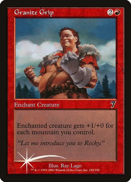 Granite Grip, Magic card 7ED 195★ — Seventh Edition set