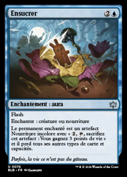 Ensucrer, carte Magic BLB 76 — extension Bloomburrow