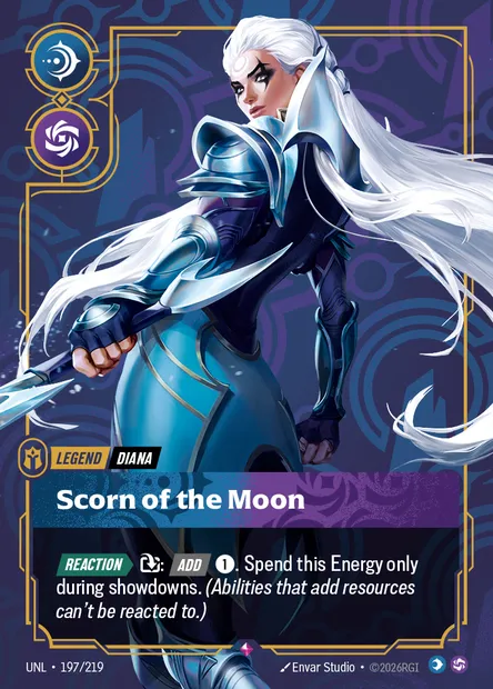 Scorn of the Moon, Riftbound card UNL 197 — Unleashed set
