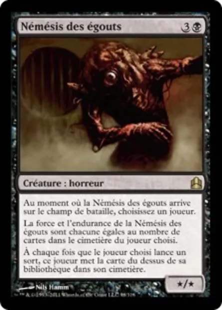 Némésis des égouts, carte Magic CMD 98 — extension Commander 2011