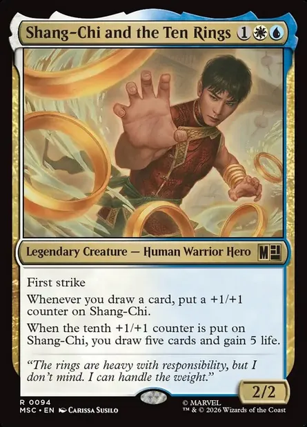 Shang-Chi and the Ten Rings, Magic card MSC 94 — Marvel Super Heroes Commander set