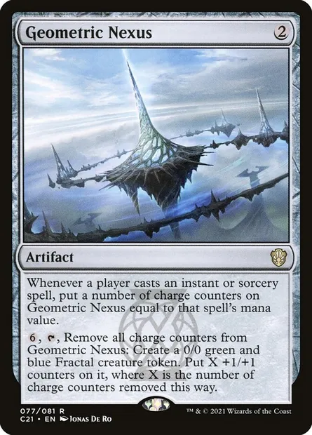 Geometric Nexus, Magic card C21 77 — Commander 2021 set