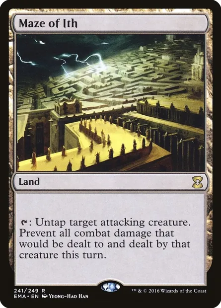 Maze of Ith, Magic card EMA 241 — Eternal Masters set
