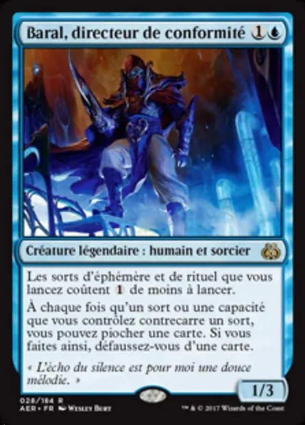 Baral, directeur de conformité, carte Magic AER 28 — extension La révolte éthérique