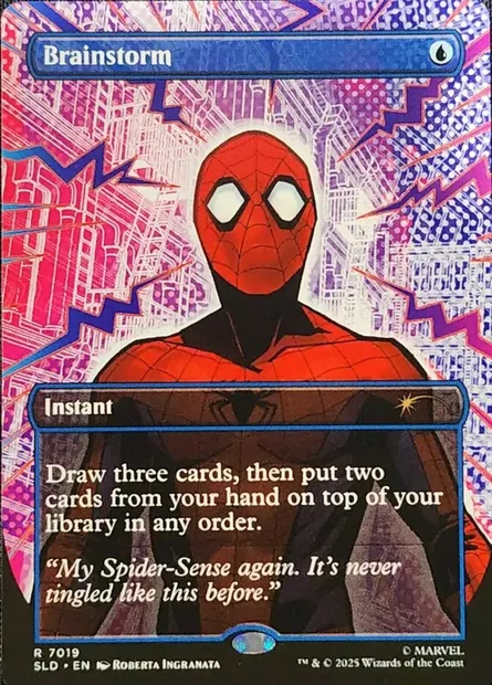 Brainstorm, Magic card SLD 7019 — Secret Lair Drop set