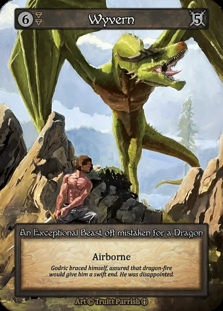 Wyvern, Sorcery card ATH 117 — Arthurian Legends set