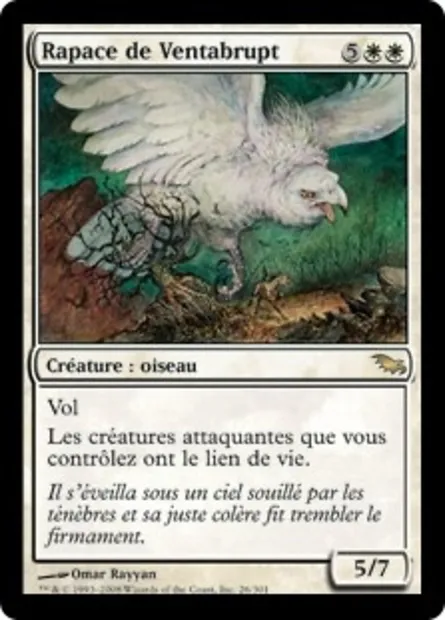 Rapace de Ventabrupt, carte Magic SHM 26 — extension Sombrelande