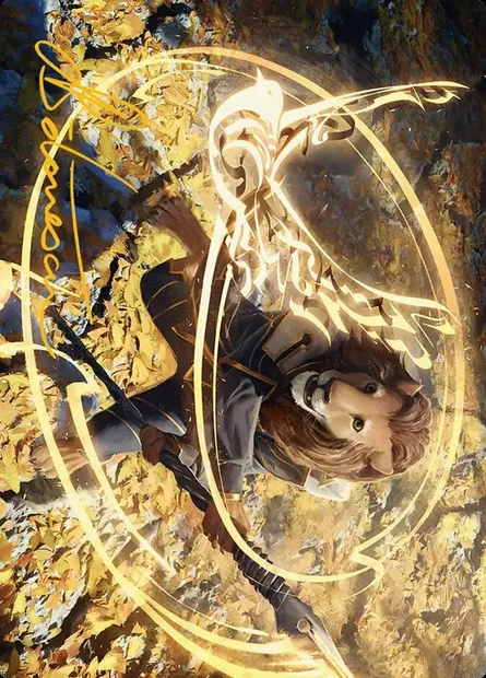 Eager Glyphmage // Eager Glyphmage, Magic card ASOS 3 — Secrets of Strixhaven Art Series set