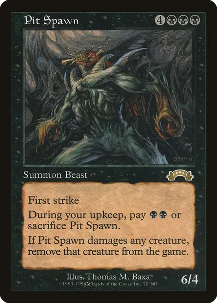 Pit Spawn, Magic card EXO 70 — Exodus set