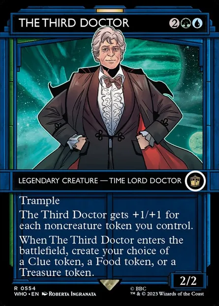 The Third Doctor, Magic card WHO 554 — Doctor Who set