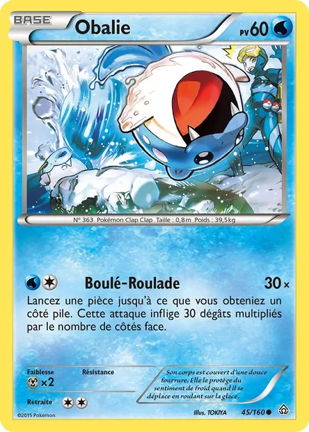 Obalie, carte Pokémon PRC 45 — extension Primo-Choc