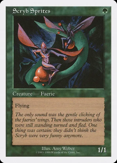 Scryb Sprites, Magic card BRB 66 — Battle Royale Box Set set
