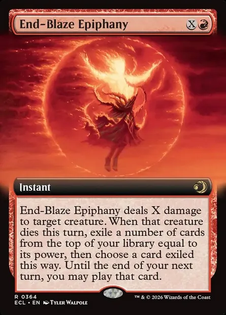End-Blaze Epiphany, Magic card ECL 364 — Lorwyn Eclipsed set