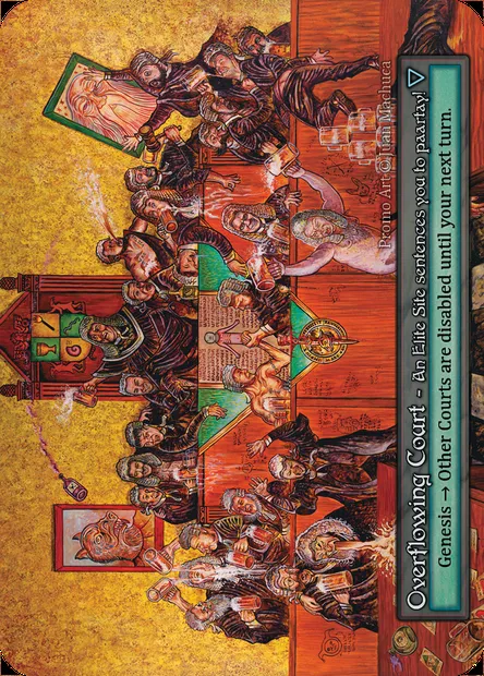 Overflowing Court, Sorcery card PRO 064 — Promotional set