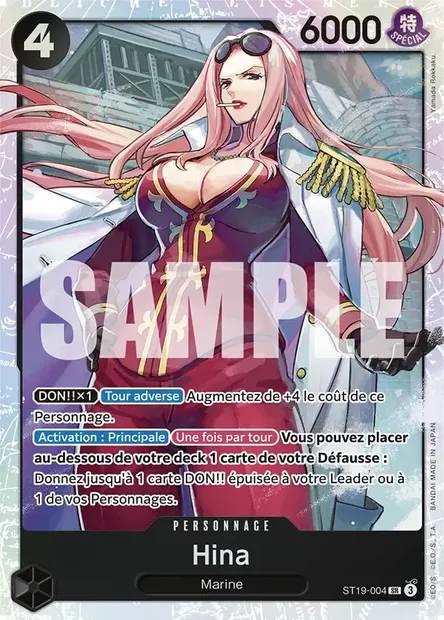 Hina, carte One Piece ST19-004 — extension NOIR Smoker