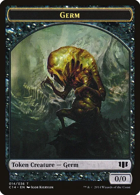 Germ, carte Magic TC14 14 — extension Commander 2014 Tokens